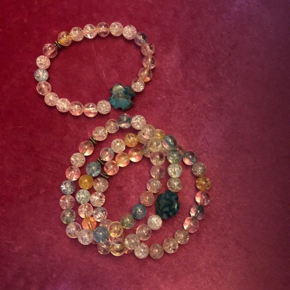 Crystal bead bracelet - Picture 4 of 6